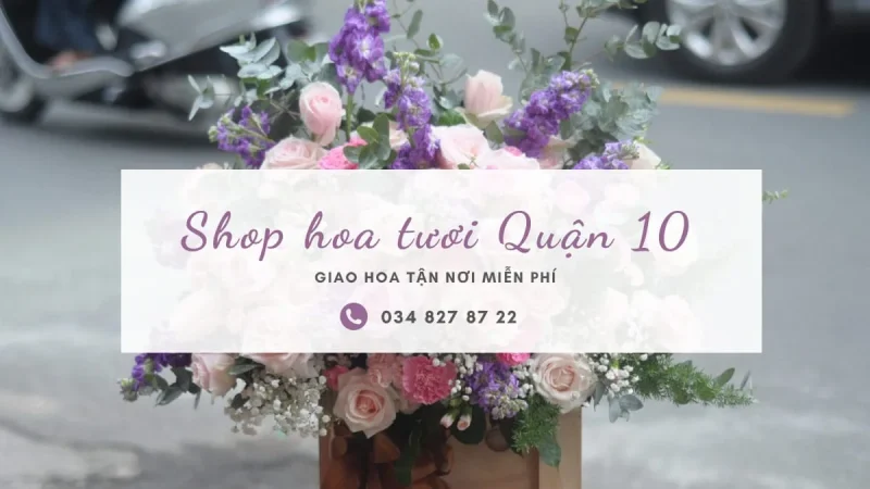 Trạm Hoa Quận 10 | Shop hoa tươi Quận 10