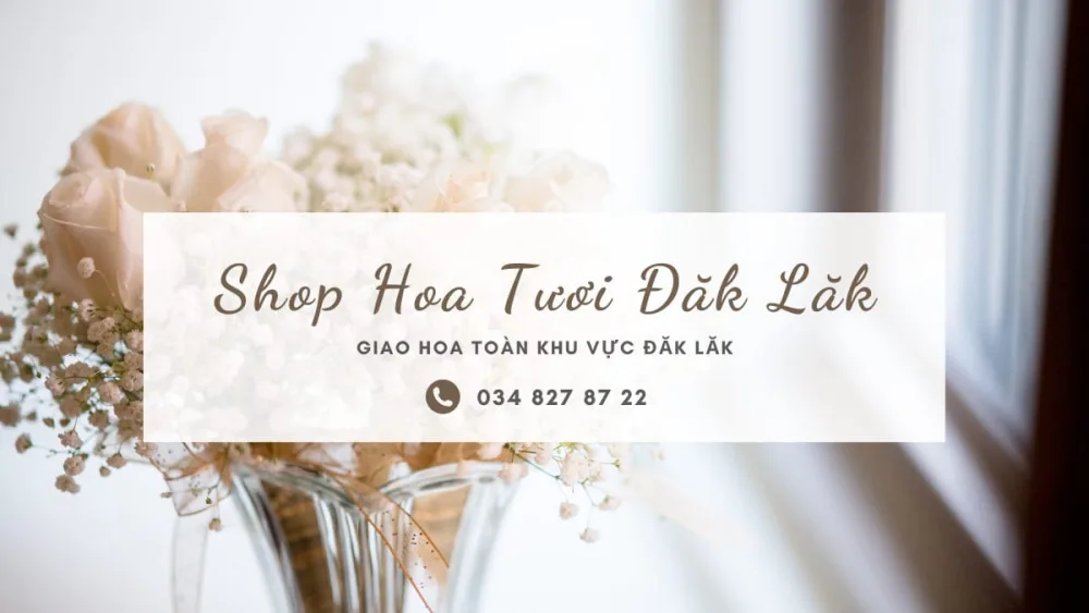 Shop hoa tươi Đăk Lăk - trao cánh hoa mềm giao ngàn yêu thương