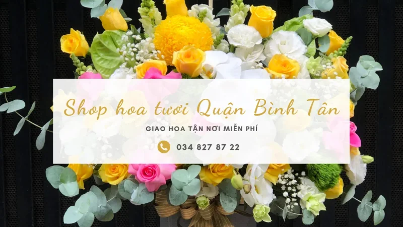 Shop hoa tươi Quận Bình Tân
