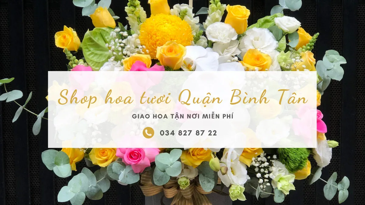 Shop hoa tươi Quận Bình Tân
