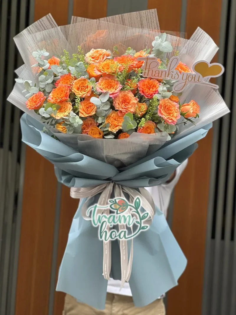 Bó hoa Rạng Rỡ B013 thay giấy