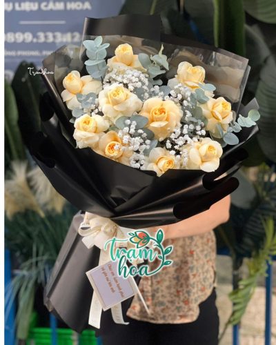 Bó Hoa Hồng Vàng