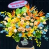 Lẵng hoa để bàn Trọn Niềm Vui