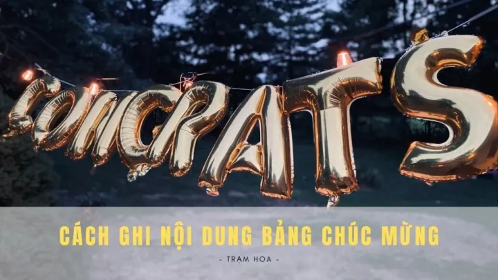 Cách ghi nội dung bảng chúc mừng khai trương, khánh thành