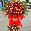 Kệ hoa chúc mừng Đỏ Thắm - KT006