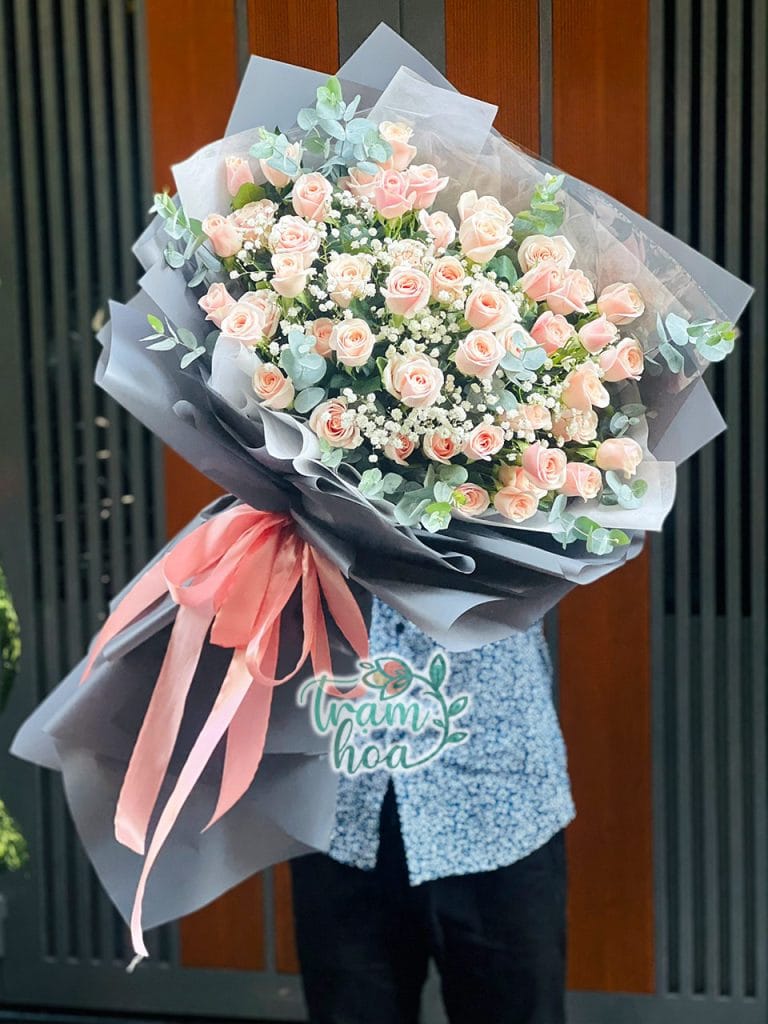 Bo Hoa Tuoi Khong Lo TH SB006 Mau Hanh Phuc 1