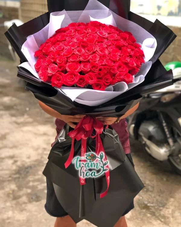 Bó hoa hồng đỏ 99 bông