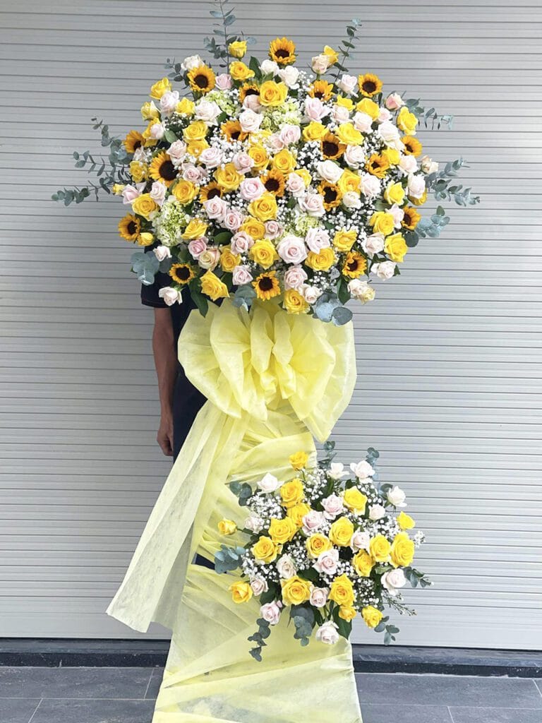 ke hoa khai truong kt087 thuan loi Kệ Hoa Chúc Mừng Khai Trương Thuận Lợi KT087