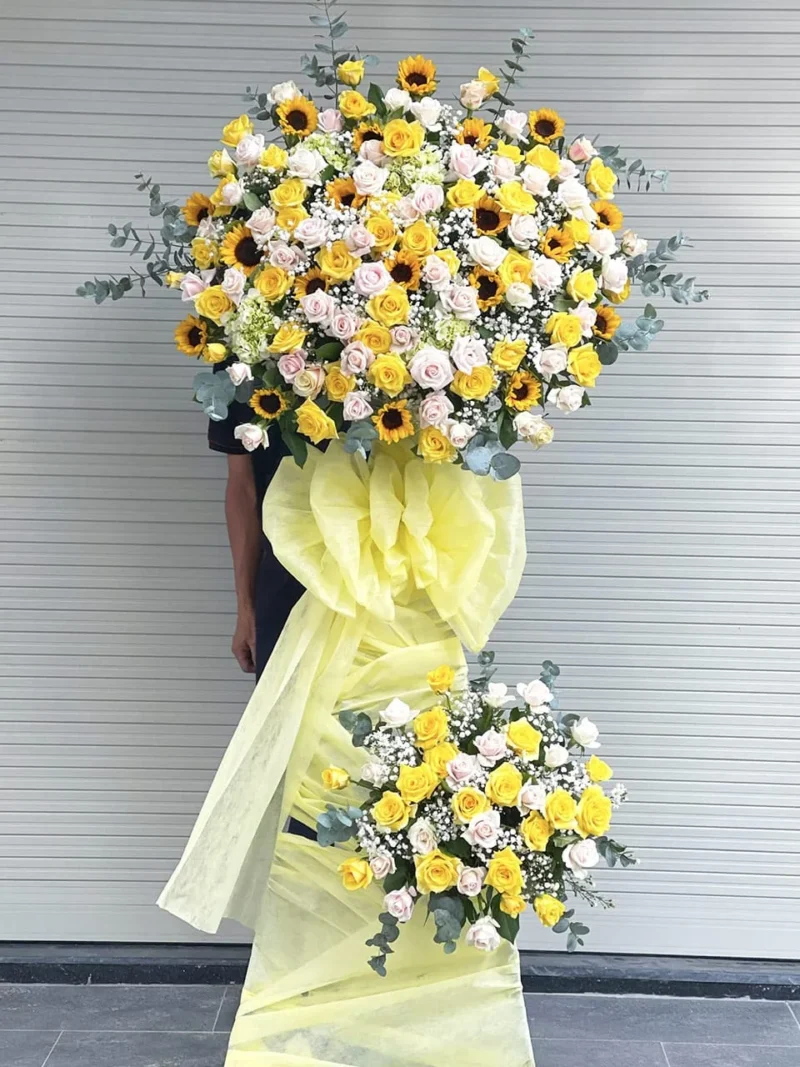 Kệ Hoa Chúc Mừng Khai Trương Thuận Lợi KT087
