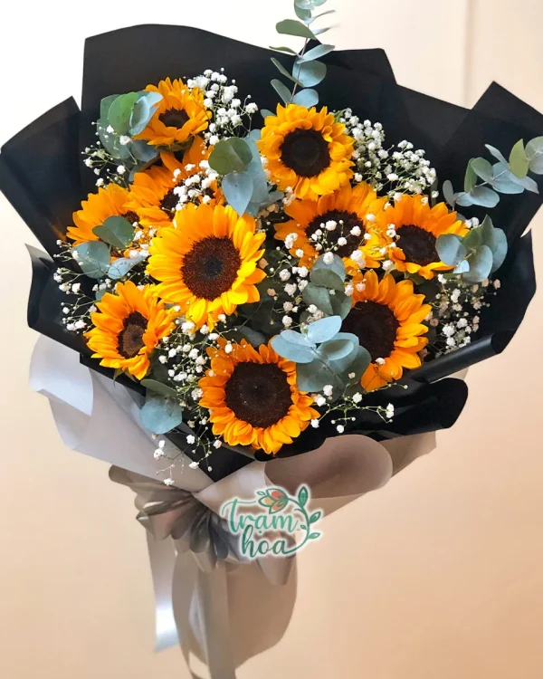 Bó hoa hướng dương 10 bông