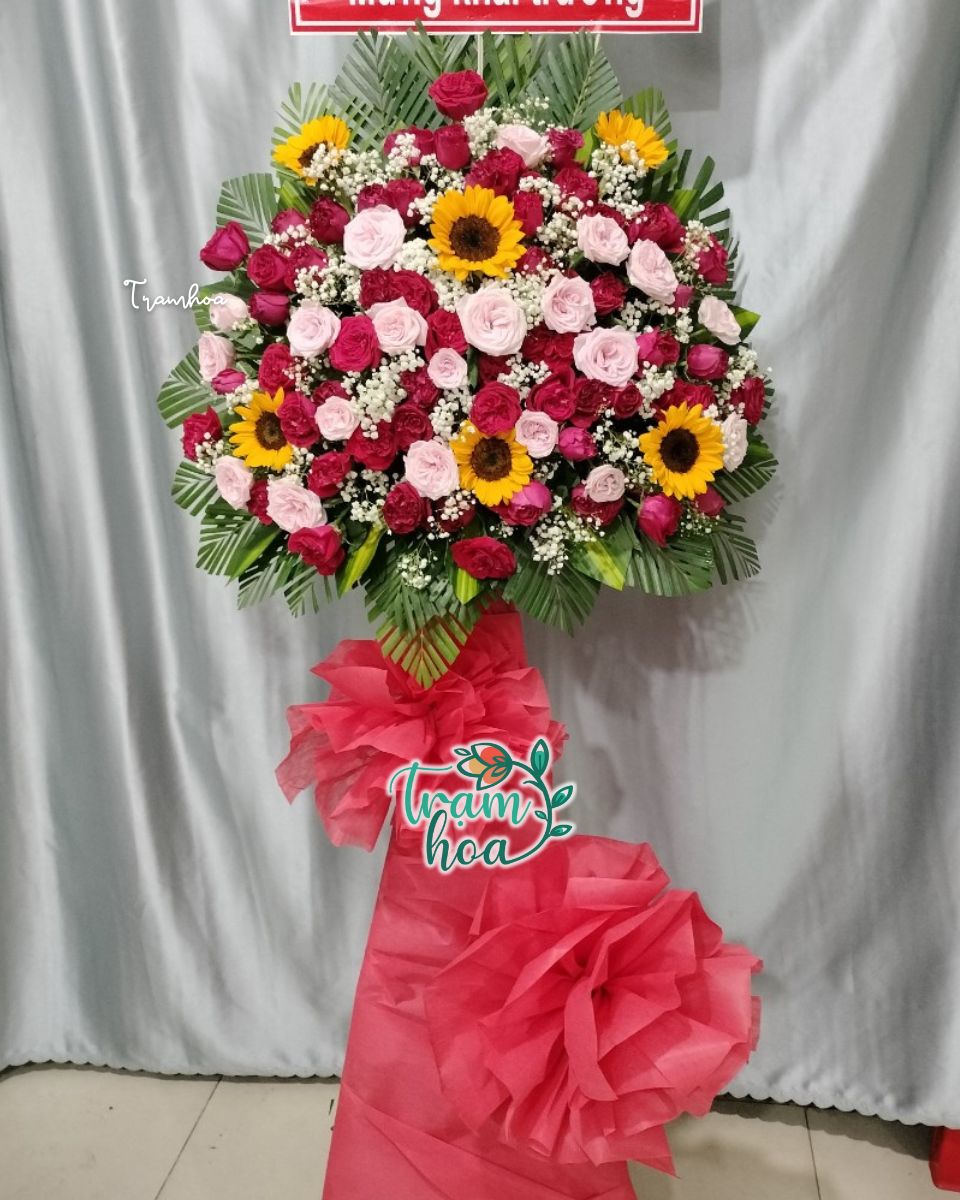 Hoa khai trương đẹp tại Shop hoa tươi Ninh Bình - Trạm Hoa Ninh Bình