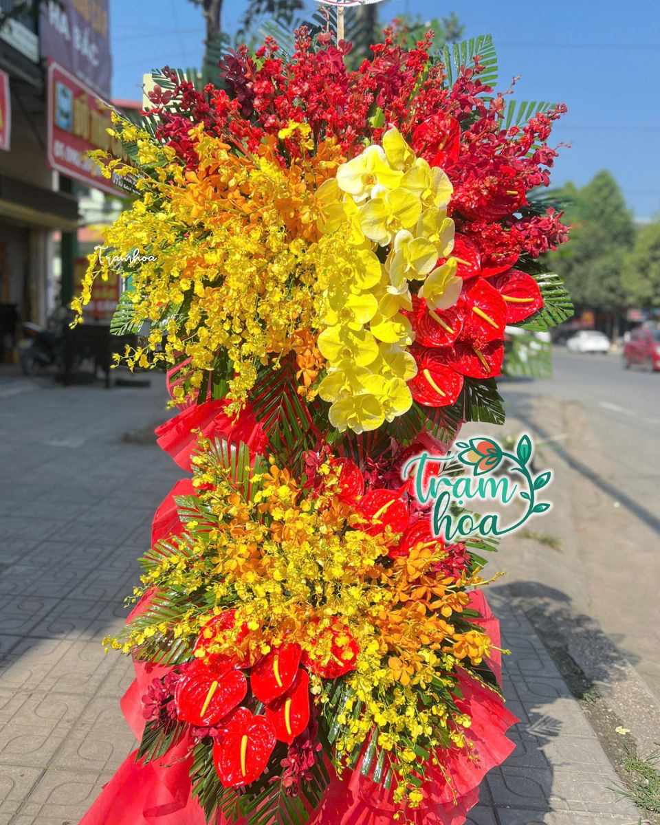 Hoa chúc mừng khai trương đẹp tại shop hoa tươi Hải Phòng