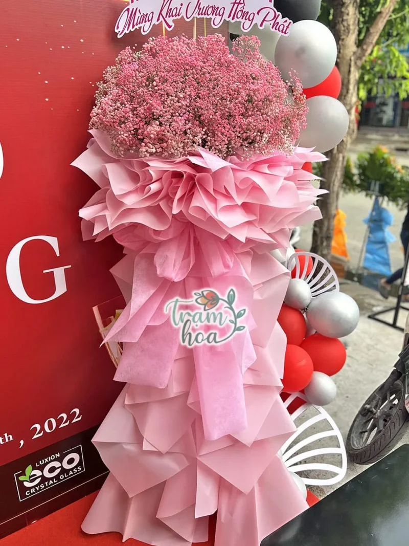 The Pinky KT132 – Kệ Hoa Baby Hồng Ngọt Ngào, Nhẹ Nhàng & Tinh Tế