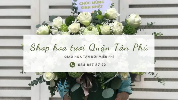 Shop hoa tươi Quận Tân Phú