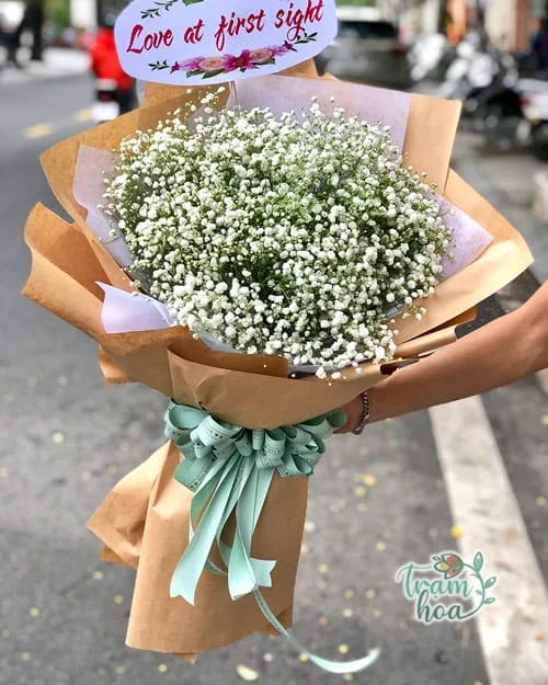 Bo hoa baby dep tai tiem hoa quan 6 Bó hoa baby đẹp tại tiệm hoa tươi quận 6
