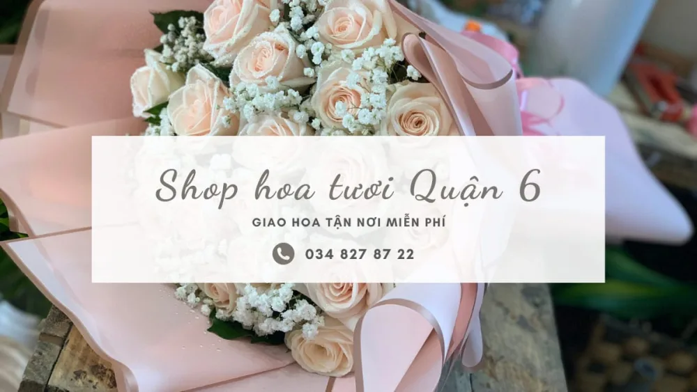 Shop hoa tươi Quận 6