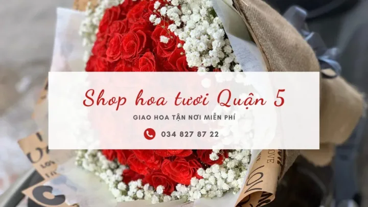 Shop hoa tươi Quận 5