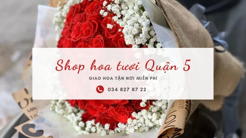 Shop hoa tươi Quận 5