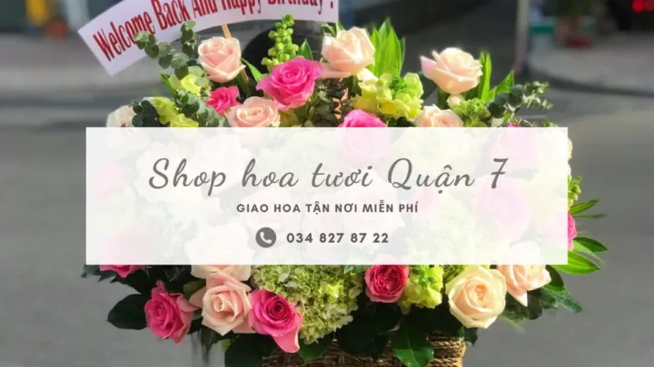 Shop hoa tươi Quận 7