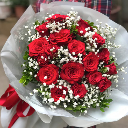 Bó hoa hồng – nồng cháy những yêu thương