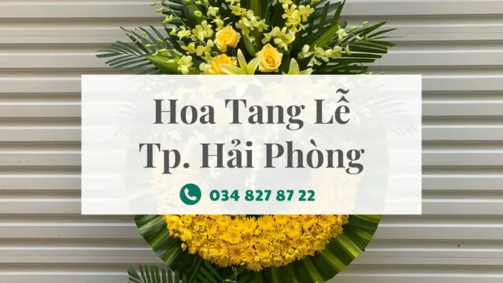 Hoa tang lễ thành phố Hải Phòng