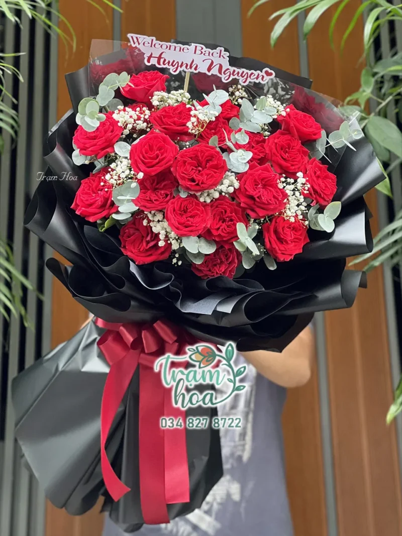 Bo Hoa Tuoi TH B118 Ohara Do Giay Den