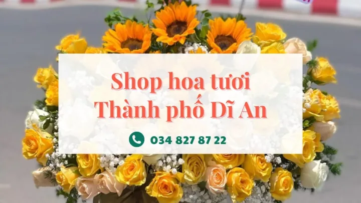 Shop hoa tươi Dĩ An