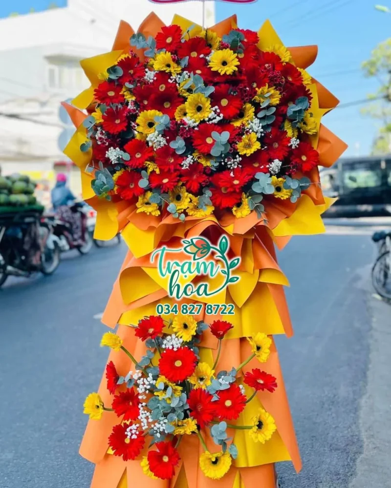 Bước Thành Công - KT143 | Lẵng Hoa Khai Trương Tài Lộc, May Mắn