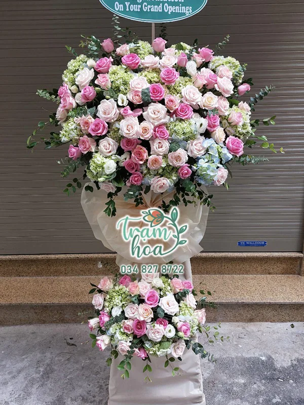 Hoa chúc mừng nghệ thuật đẹp dành tặng ngày khai trương công ty, cửa hàng