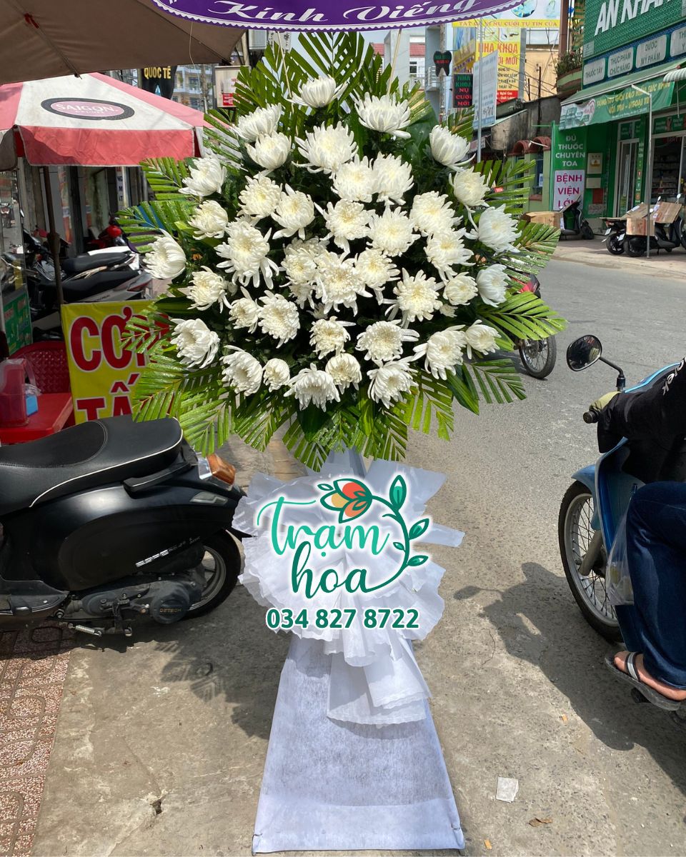 Hoa chia buon vieng dam tang phu my ba ria Hoa chia buồn, viếng đám tang ở Phú Mỹ Bà Rịa - Vũng Tàu