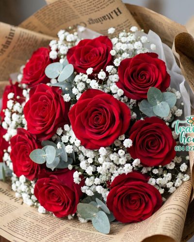 Bo Hoa Tuoi TH B025 I Love You 4