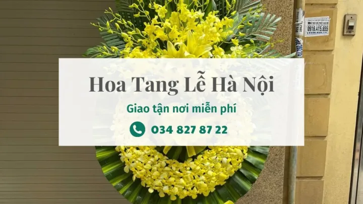 Shop hoa tang lễ Hà Nội