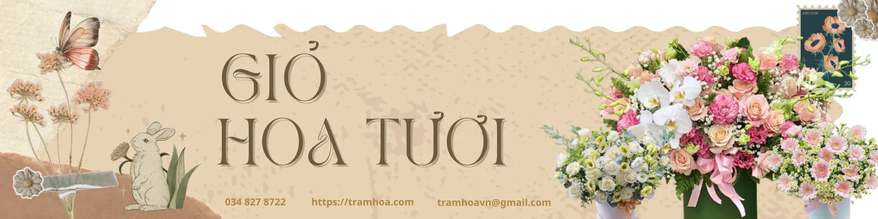 Giỏ Hoa Tươi