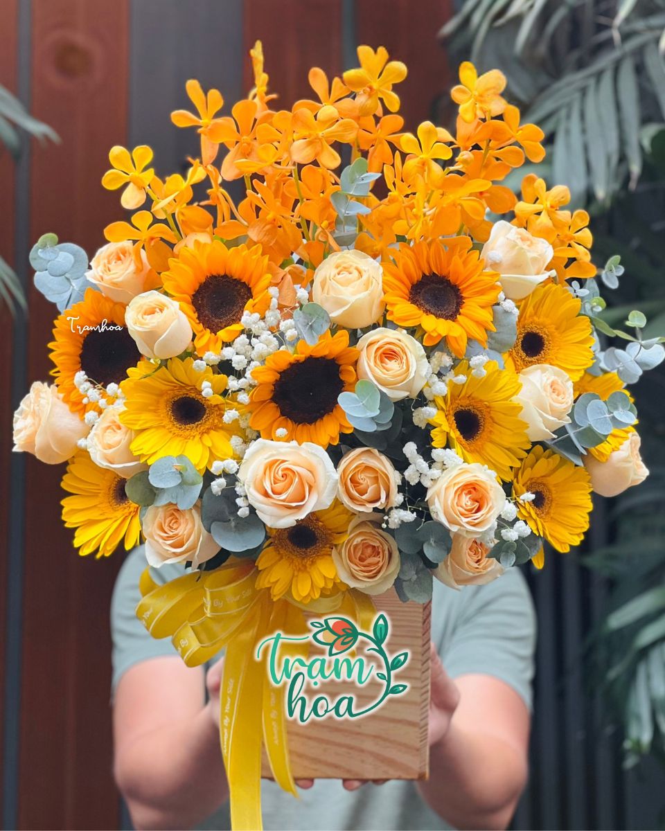 Hoa chúc mừng khai trương đẹp