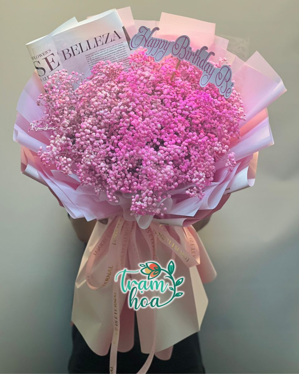 Lời cầu hôn ngọt ngào từ Hoa baby hồng