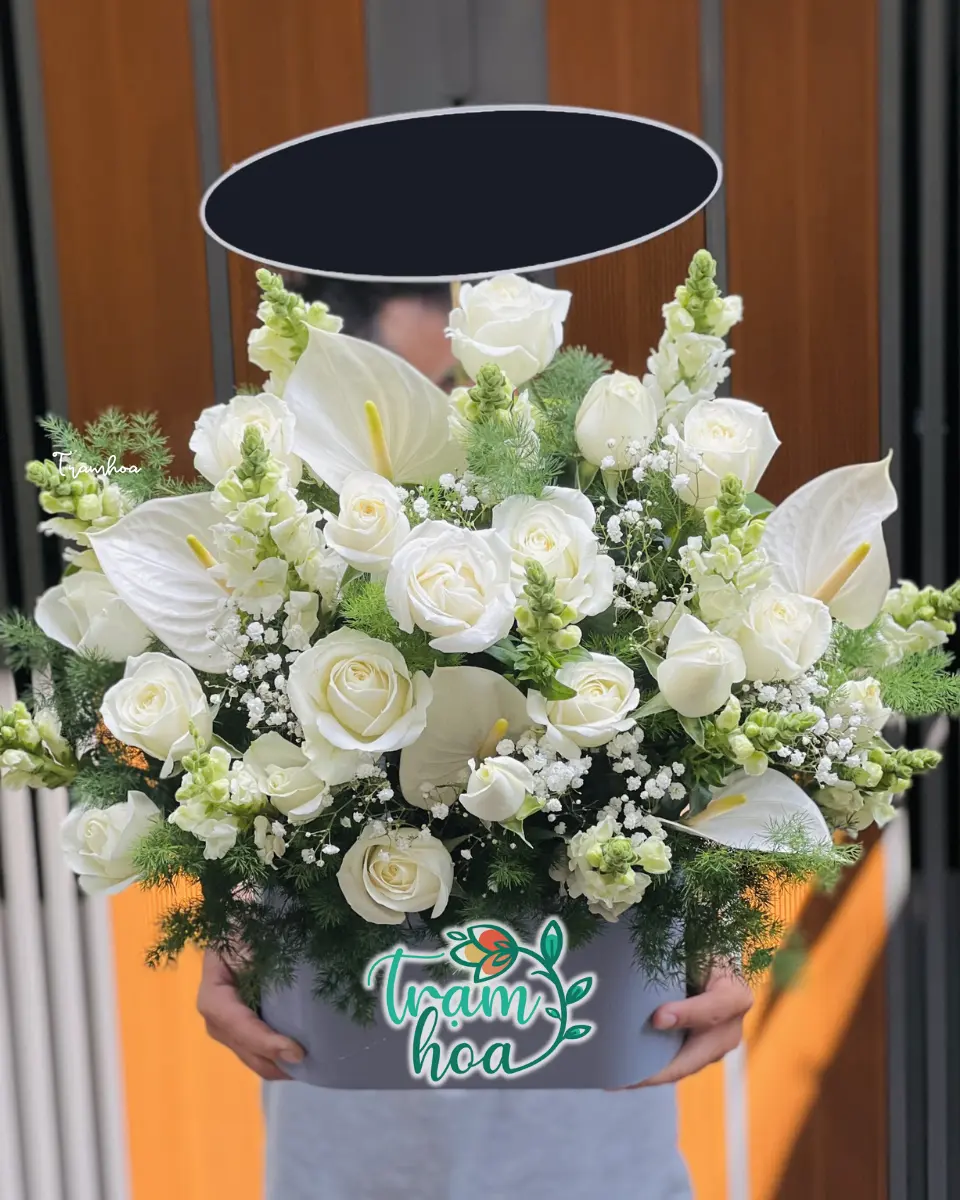 Giỏ Hoa Chia Buồn – Lời Tiễn Biệt Trang Nhã & Thành Kính