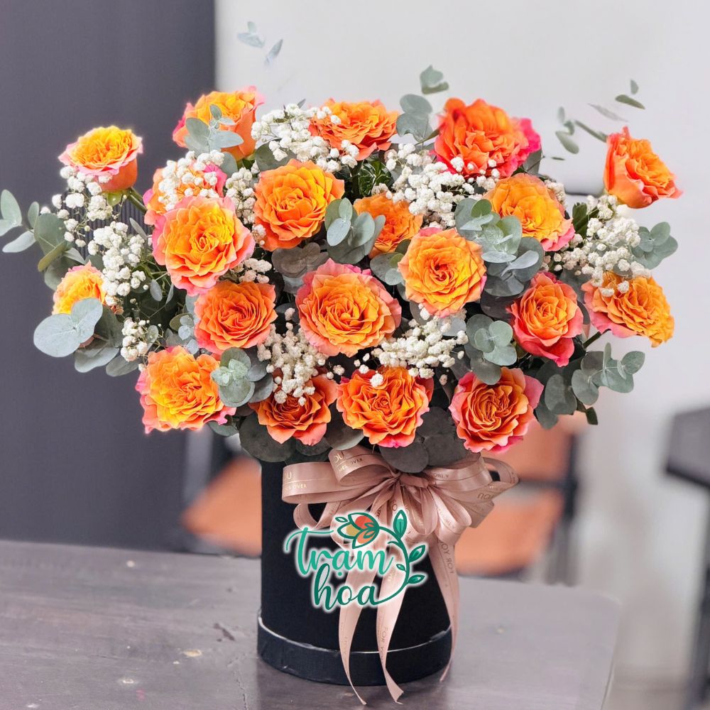 Giỏ hoa tươi tặng người thân tại Quận 10