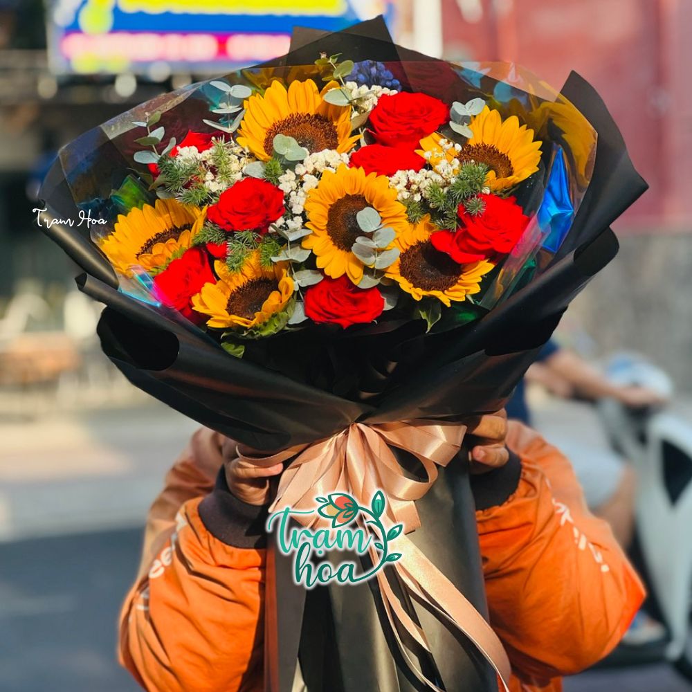 Bo hoa tang tot nghiep tai shop hoa uoi Vinh Cuu Bó hoa tặng tốt nghiệp tại shop hoa ươi Vĩnh Cửu