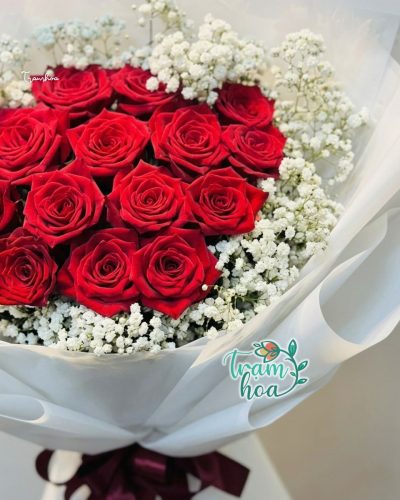 Bo Hoa Tuoi TH B018 Trang Trong P2