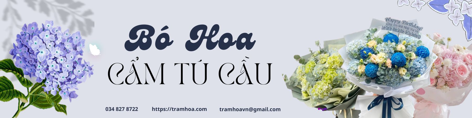 Bó Hoa Cẩm Tú Cầu