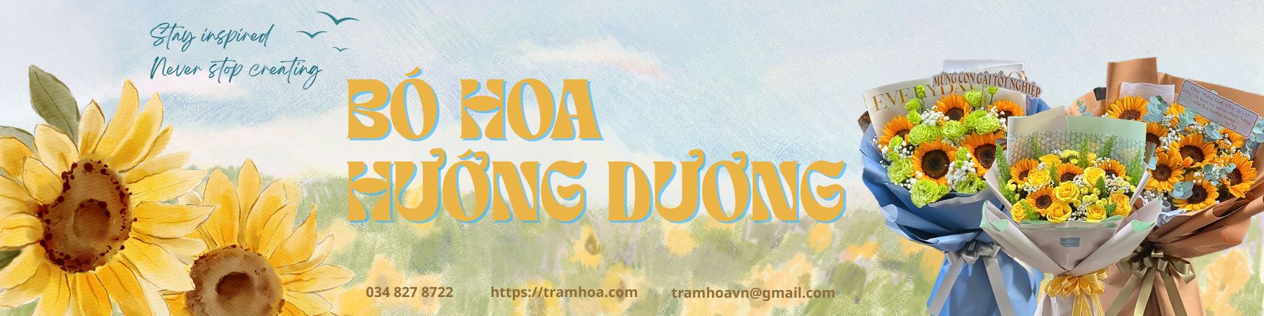 Bó Hoa Hướng Dương