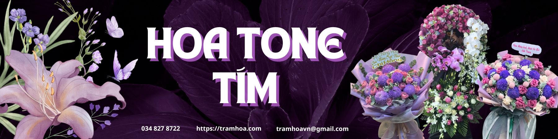 Bộ sưu tập Hoa Tone Tím