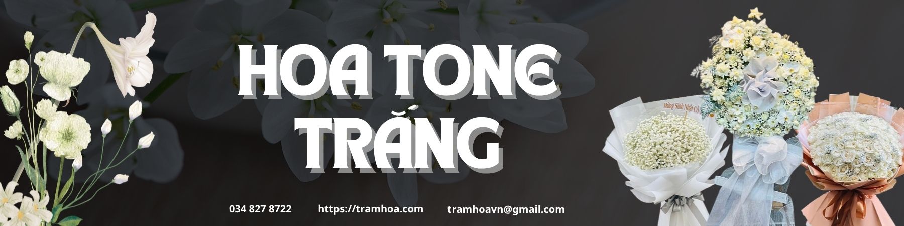Hoa Tone Trắng