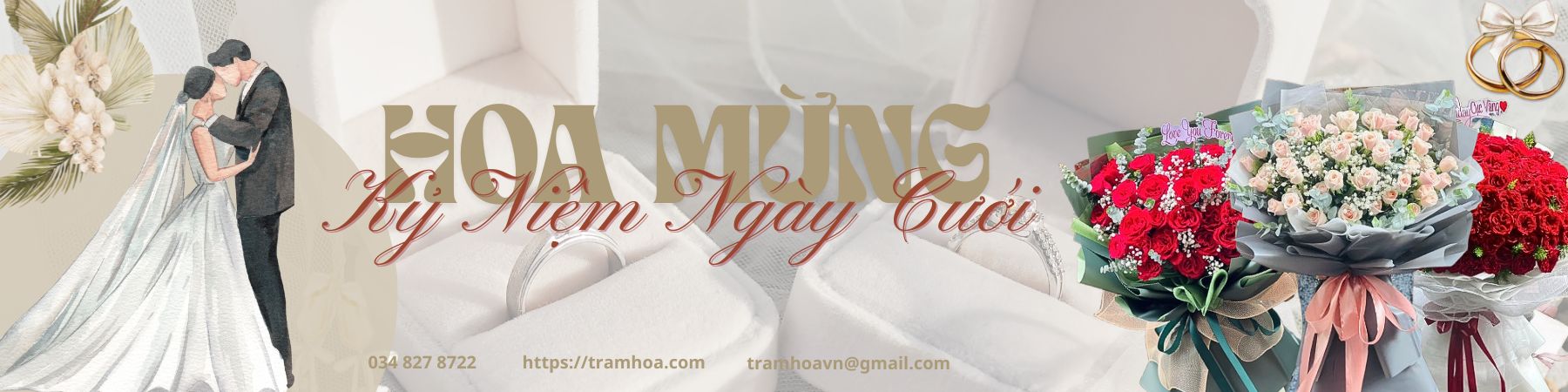 Hoa Mừng Kỷ Niệm Ngày Cưới