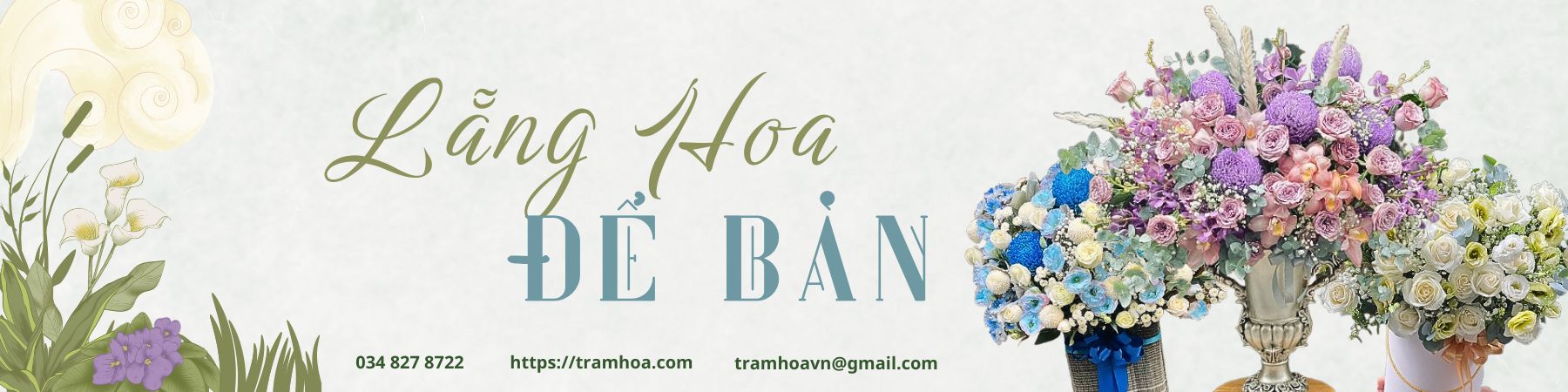 Lẵng Hoa Để Bàn style=