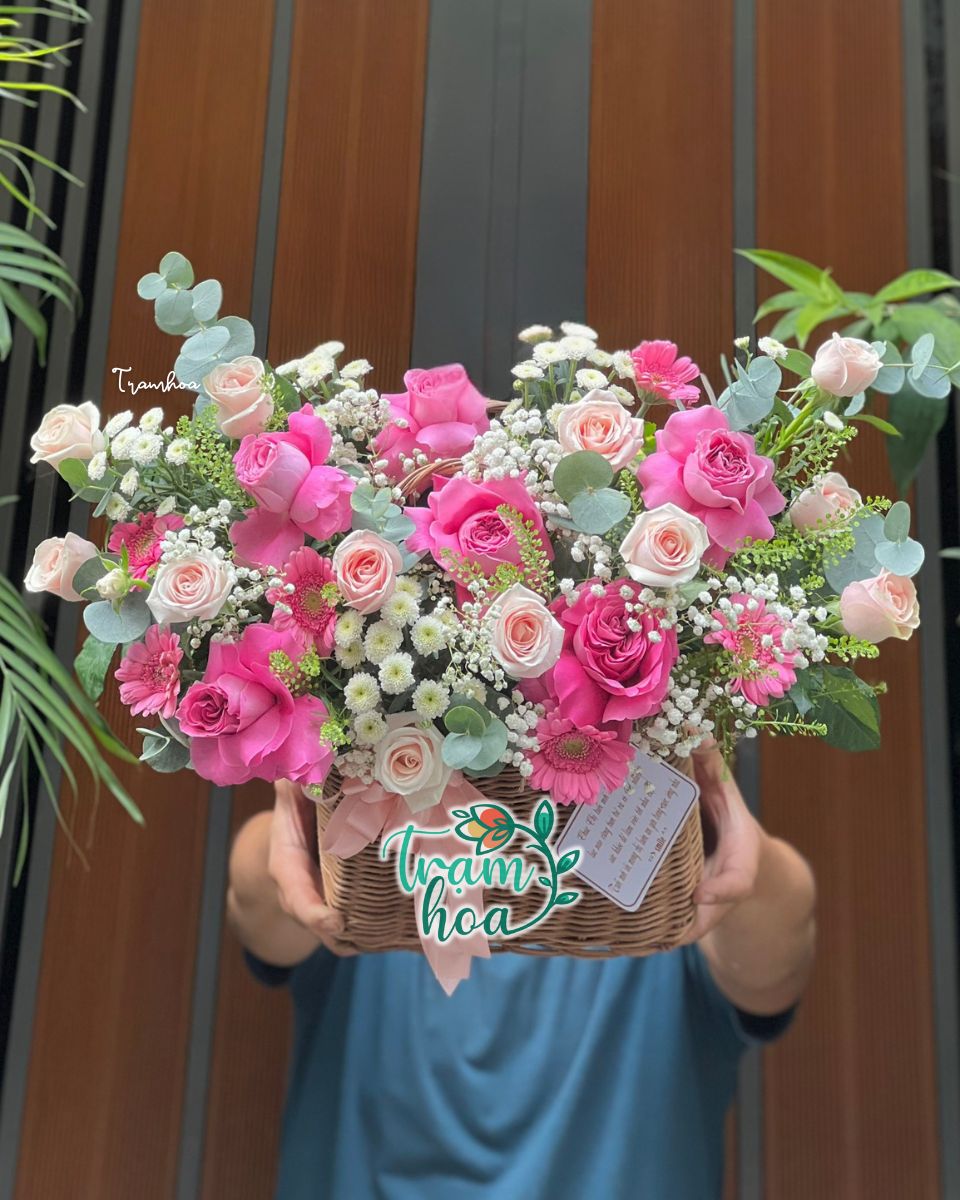 Gio hoa sinh nhat dep tai Shop hoa Don Duong Giỏ hoa sinh nhật đẹp tại Shop hoa Đơn Dương