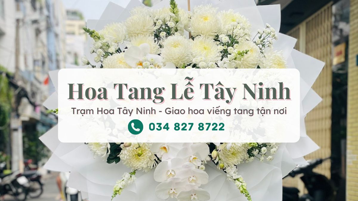 Hoa Tang Lễ Tây Ninh – Đặt Vòng Hoa Chia Buồn, Hoa Viếng Đám Tang Tây Ninh Giao Tận Nơi