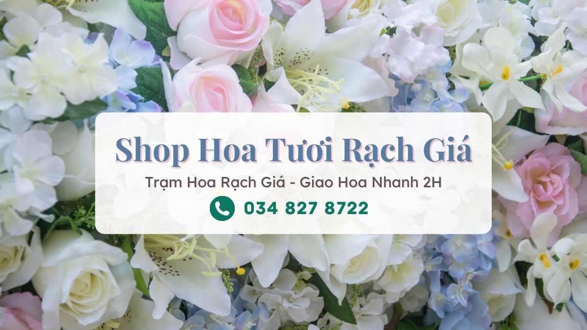 Shop hoa tươi Rạch Giá – Trạm Hoa Rạch Giá