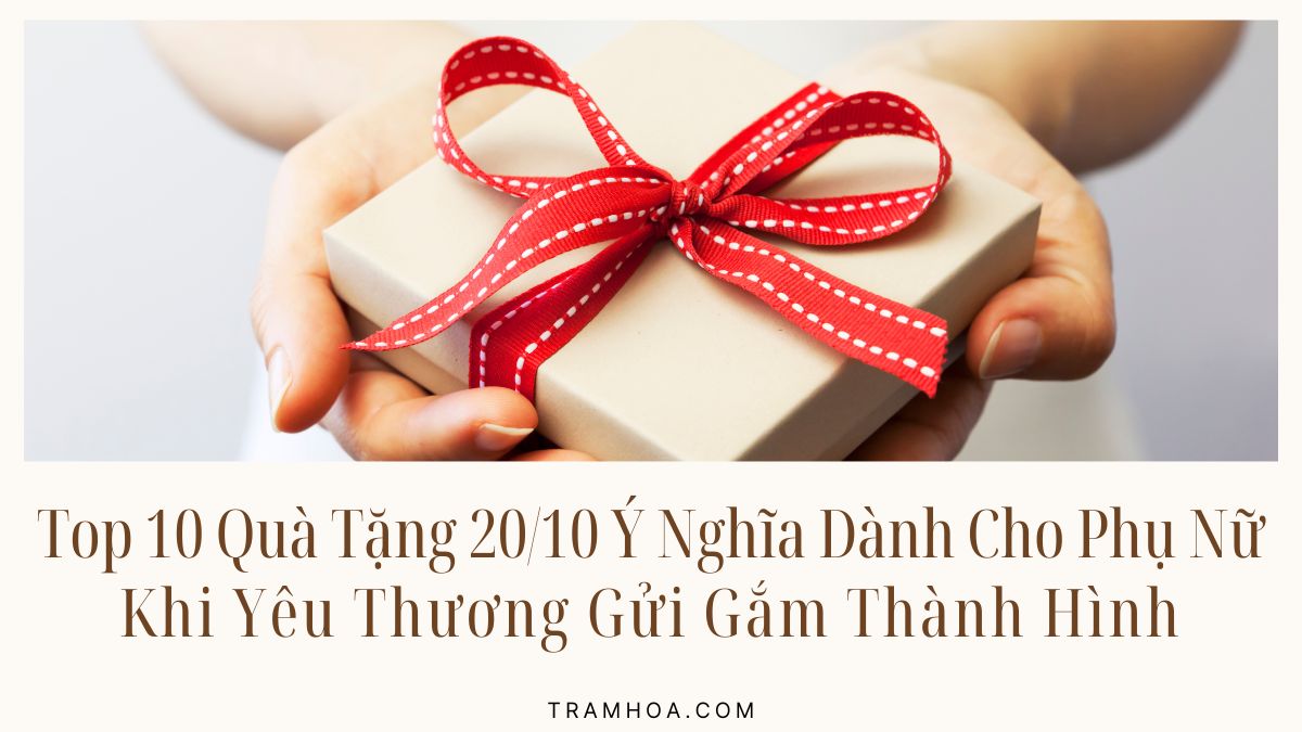 Top 10 Quà Tặng 20/10 Ý Nghĩa Dành Cho Phụ Nữ – Khi Yêu Thương Gửi Gắm Thành Hình