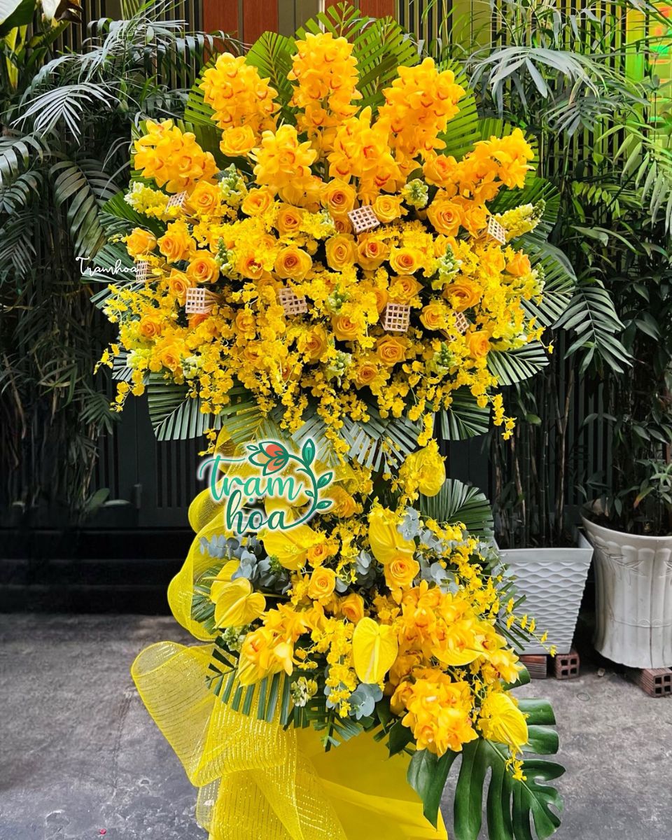 Mau hoa chuc mung ky ket hop tac dep tai Tram Hoa Mẫu hoa chúc mừng ký kết hợp tác đẹp tại Trạm Hoa